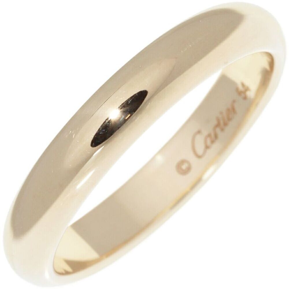 Cartier 1895 Wedding Ring Au750 Ring Size 14